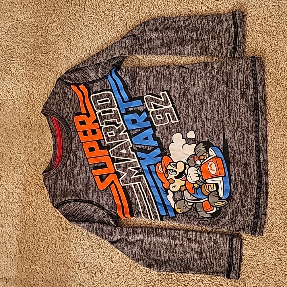 Jumping Beans Size 5 Long Sleeve Super Mario T-Shirt